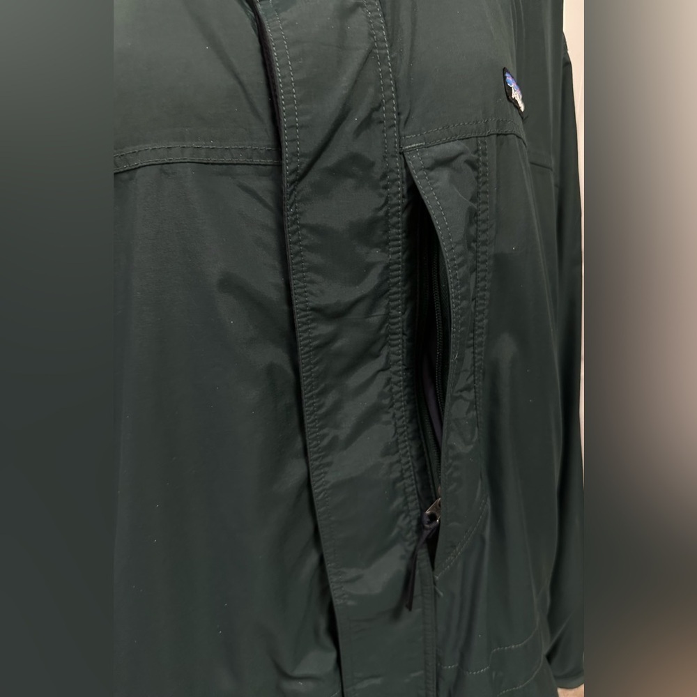 🧥 Vintage Patagonia Long Sleeve Hooded Rain Coat - Men's Size Large, Black 🌧️ - Picture 5 of 13